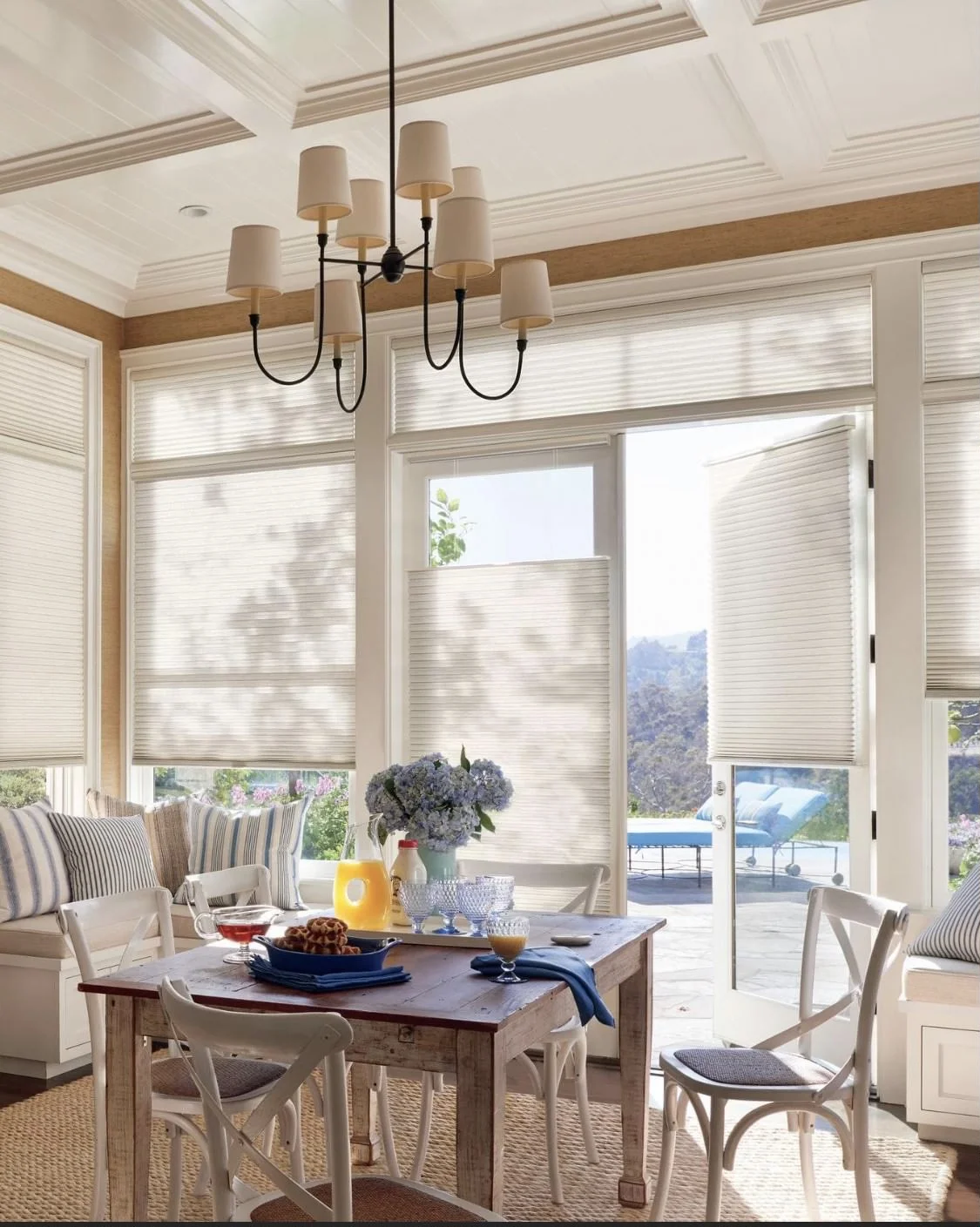 Custom window treatments in the Bay Area types of window treatments